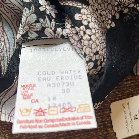 Floral Black and White Skirt Set - Picture 6 of 15